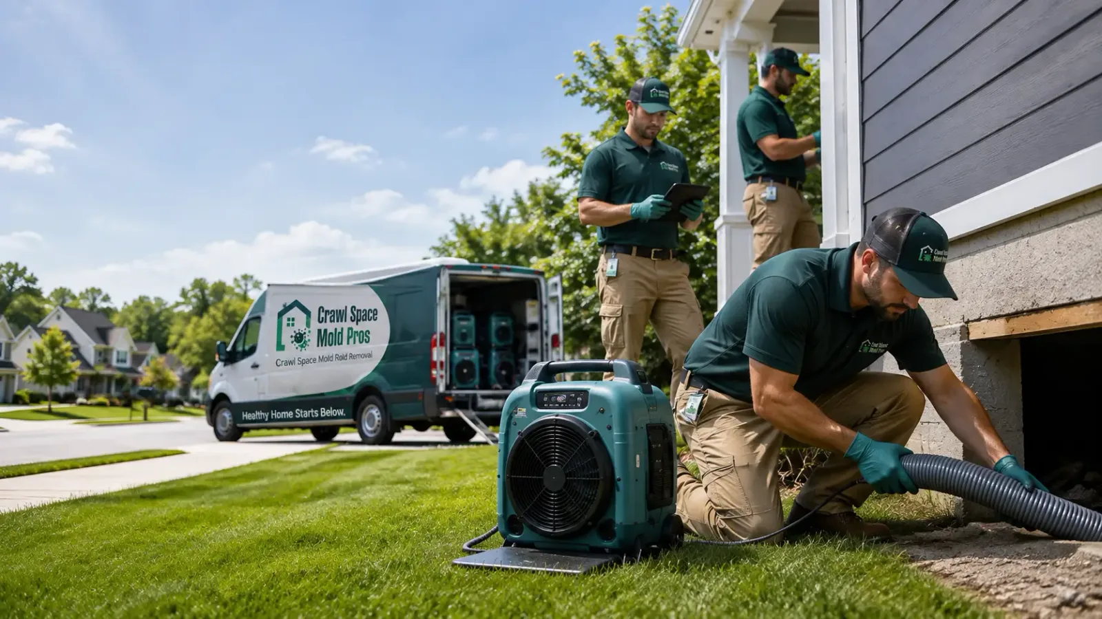 Crawl Space Mold Removal in Pittsburg, NH